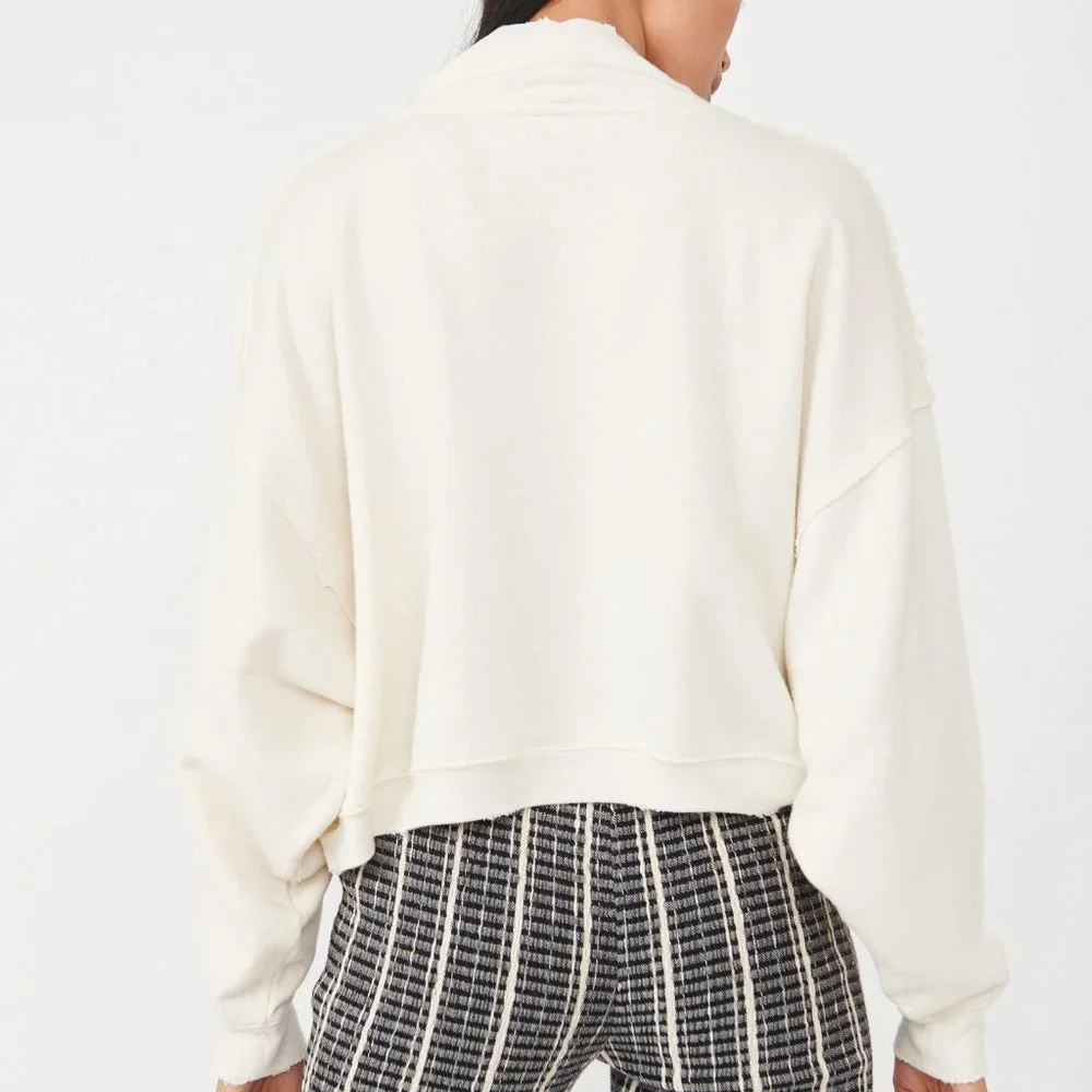 Free People Rae Pullover / Ivory - Picture 2 of 6